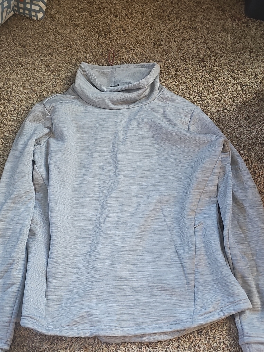 Spyder Light Gray Turtleneck Pullover Sweater